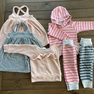 6 piece lulu & roo lot. Size 12-18 month.